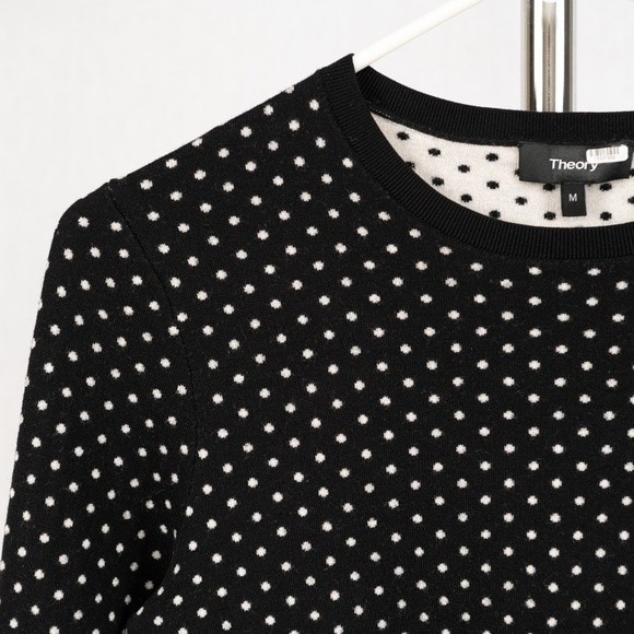 Theory Mini Polka dot sweater size M - Picture 4 of 12